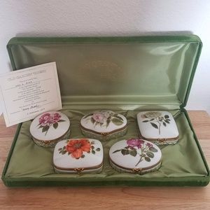 American Horticultural Society Porcelain Boxes